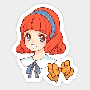 Bow Tie Girl Sticker